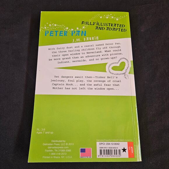 Dalmation Press Books Lot of 3 Pollyanna Peter Pan and Wizard of Oz Classics - Picture 6 of 11